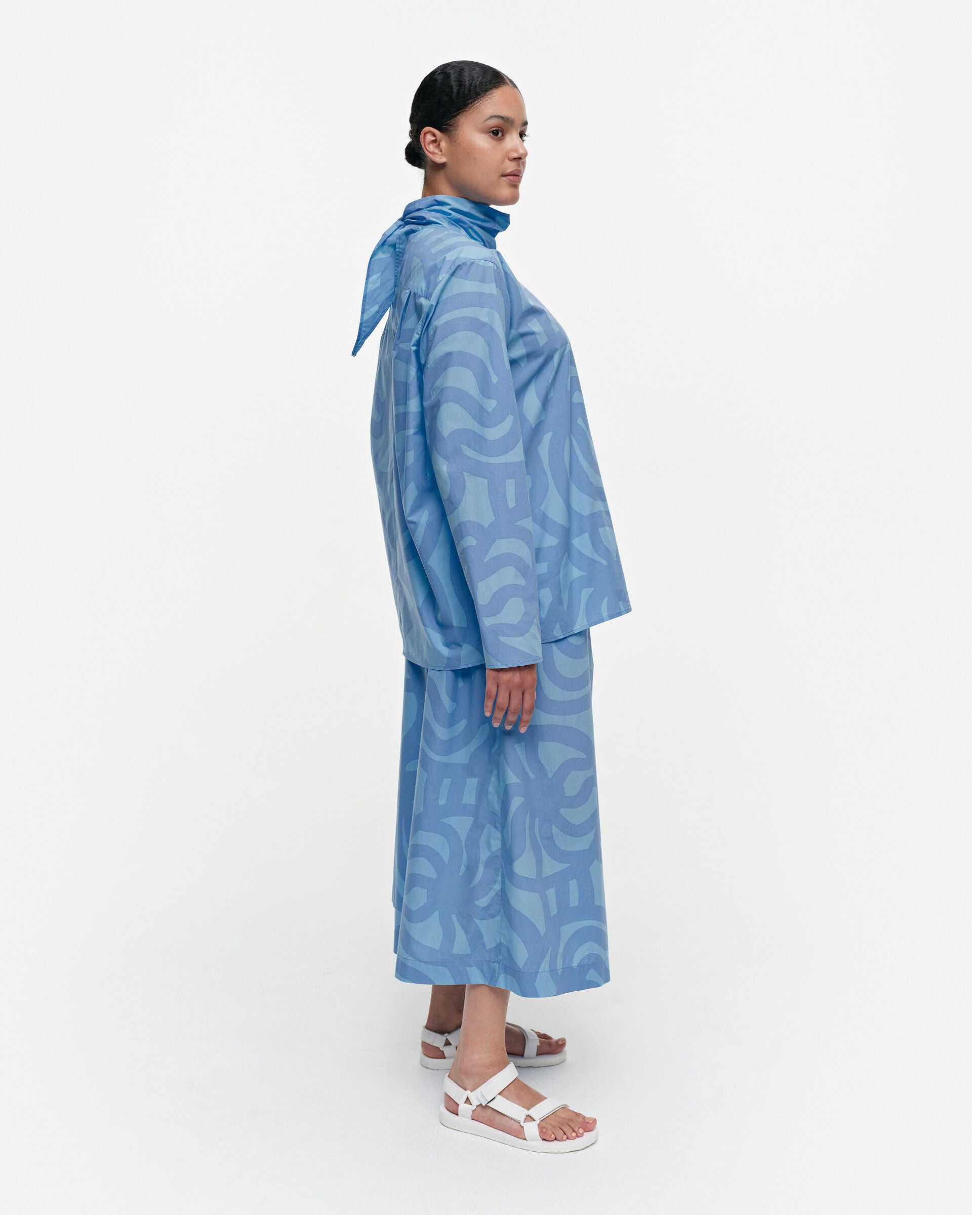 Marimekko Karina Joonas cotton poplin blouse | Marimekko Outlet