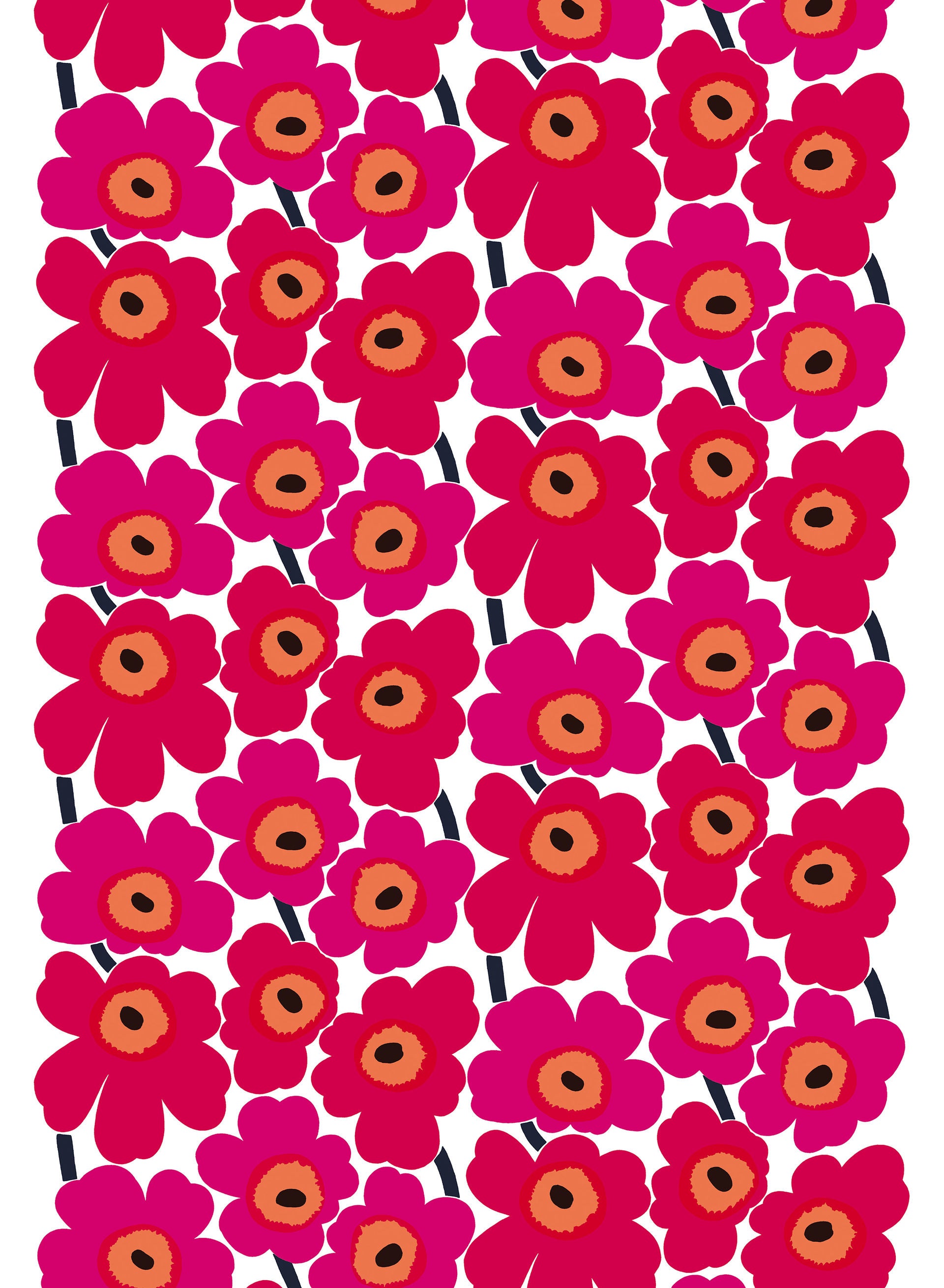 Marimekko Pieni Unikko acrylic coated cotton fabric | Marimekko Outlet