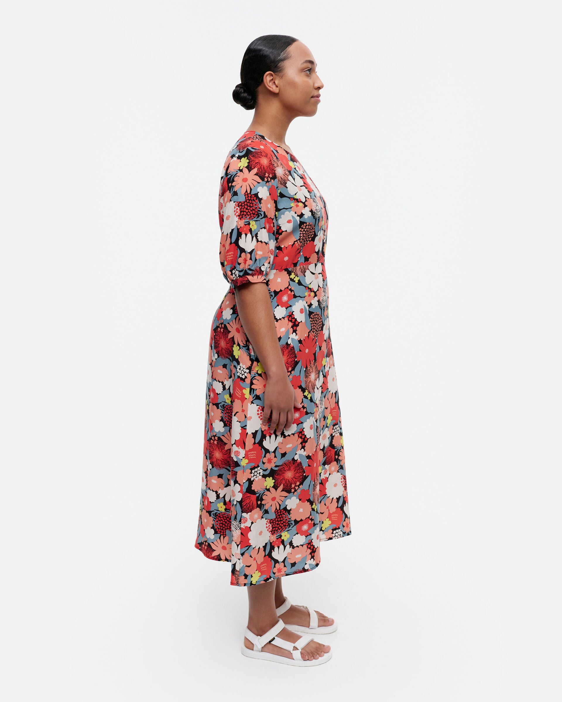 Marimekko Absidi Suvikimppu cupro dress | Marimekko Outlet