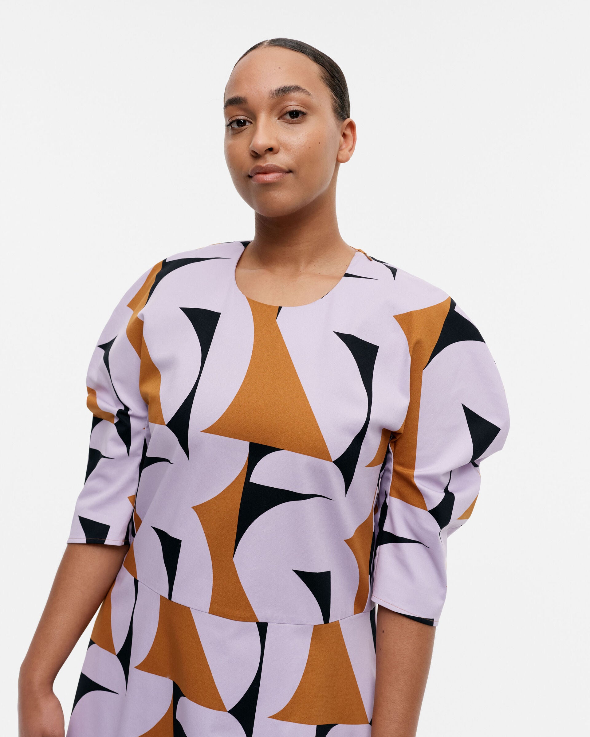 Marimekko Kompositio Pilari cotton dress | Marimekko Outlet