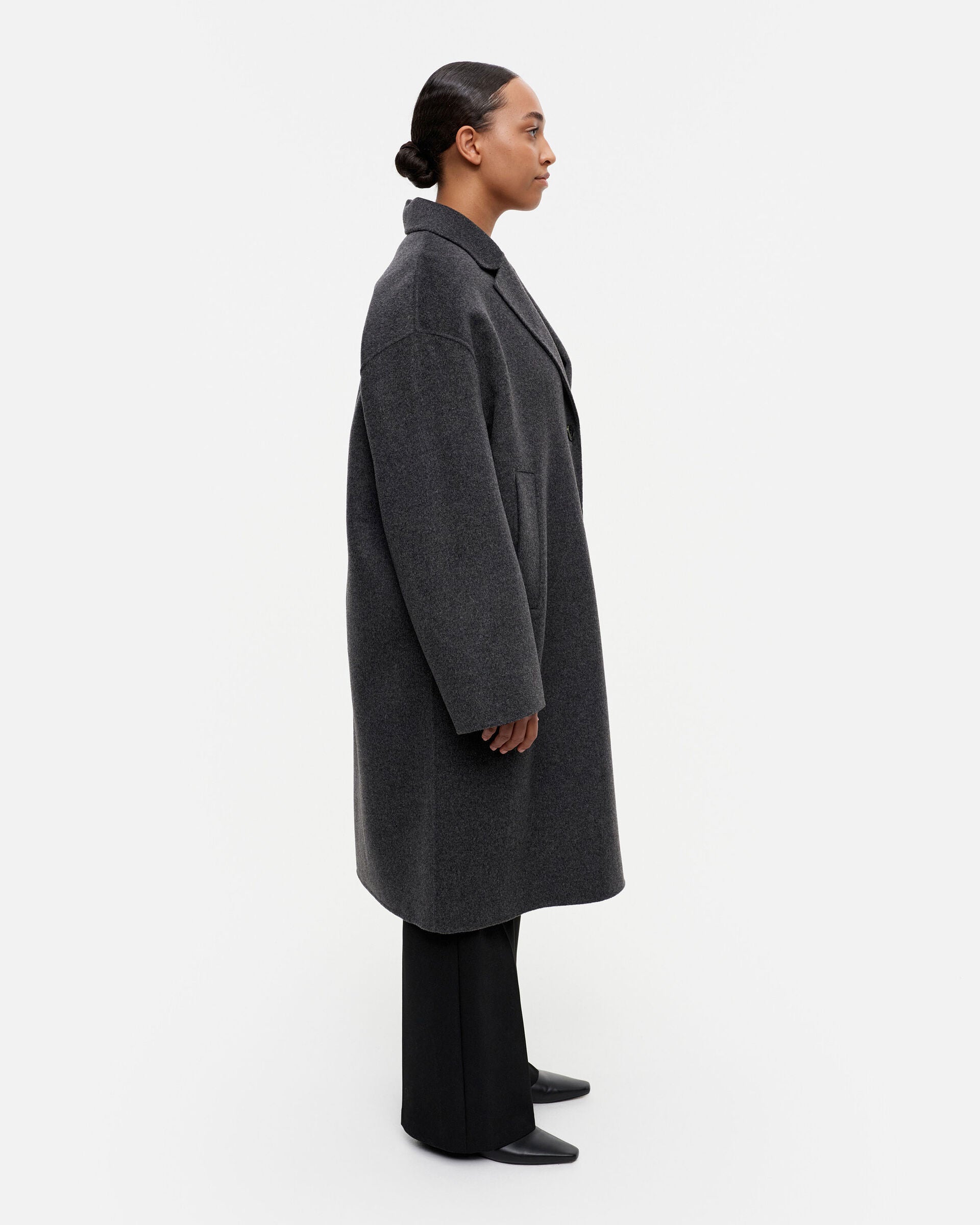 Marimekko Kapiteeli Solid wool coat | Marimekko Outlet