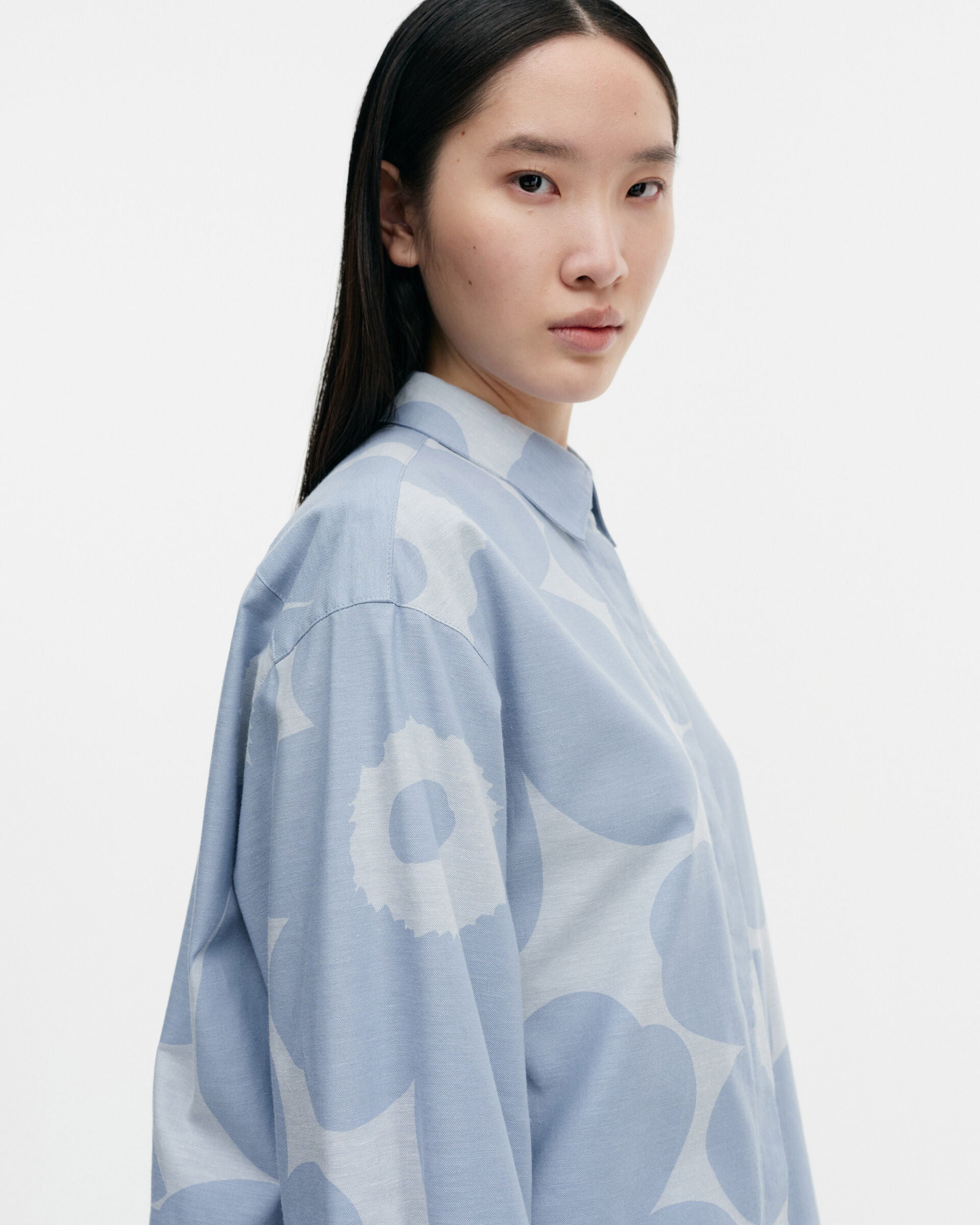 Marimekko Ruoste Unikko cotton shirt | Marimekko Outlet