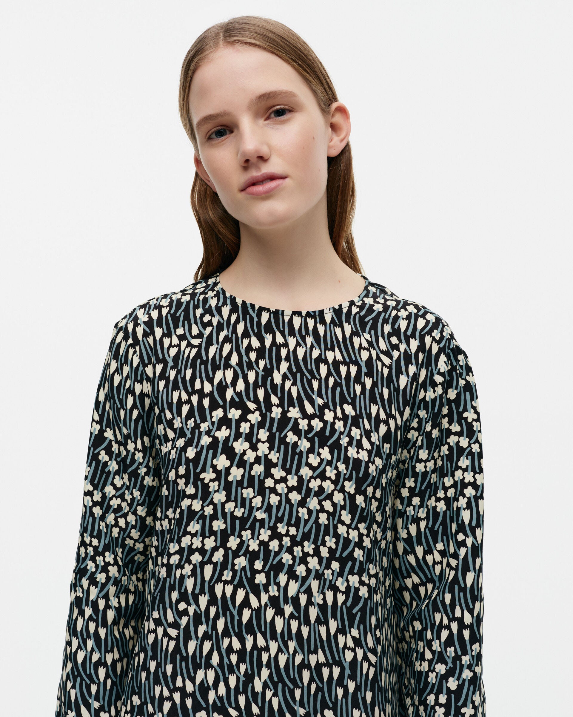 Marimekko Altaani Tuulahdus cupro dress | Marimekko Outlet