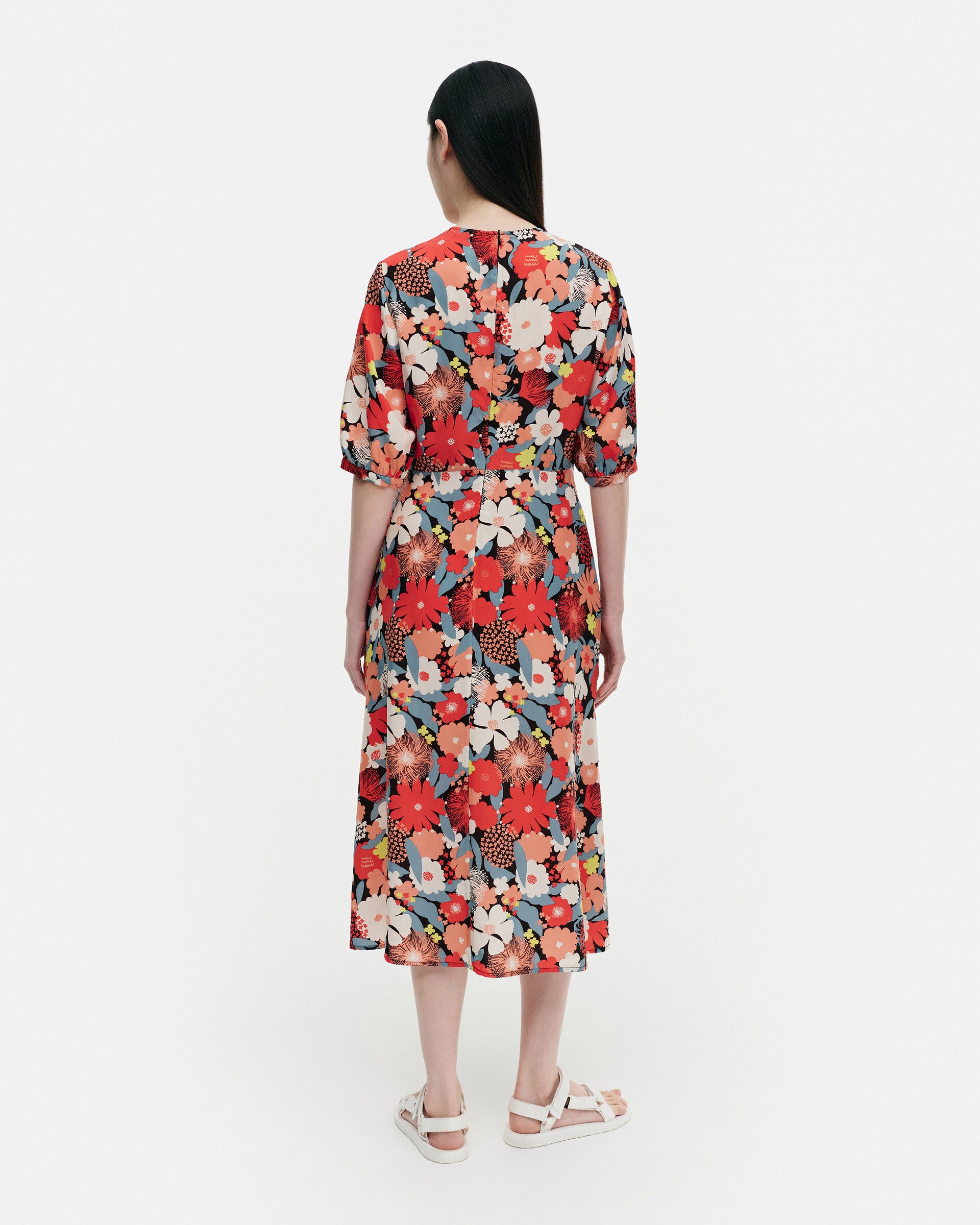 Marimekko Absidi Suvikimppu cupro dress | Marimekko Outlet