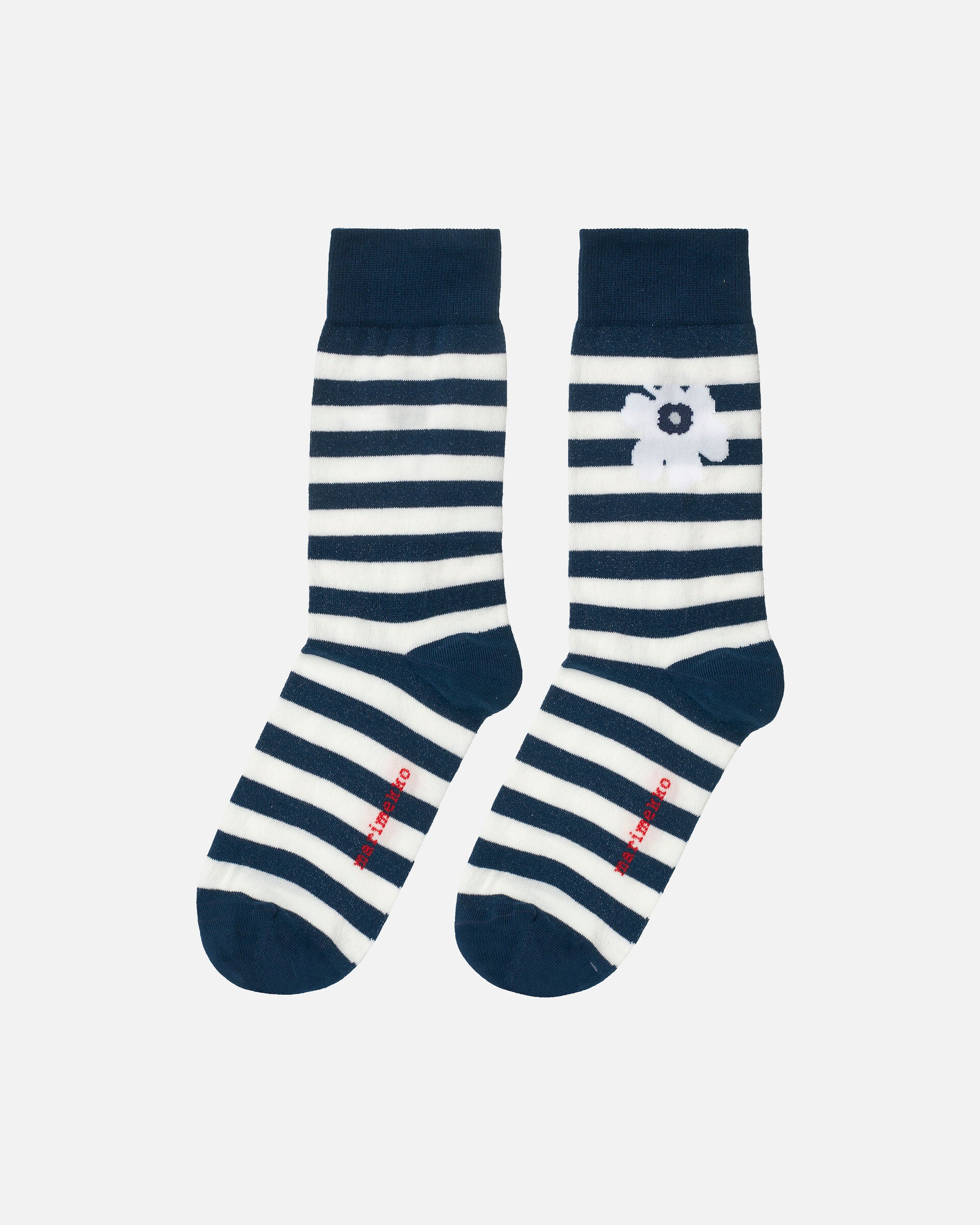 Marimekko Kasvaa Tasaraita Unikko socks | Marimekko Outlet