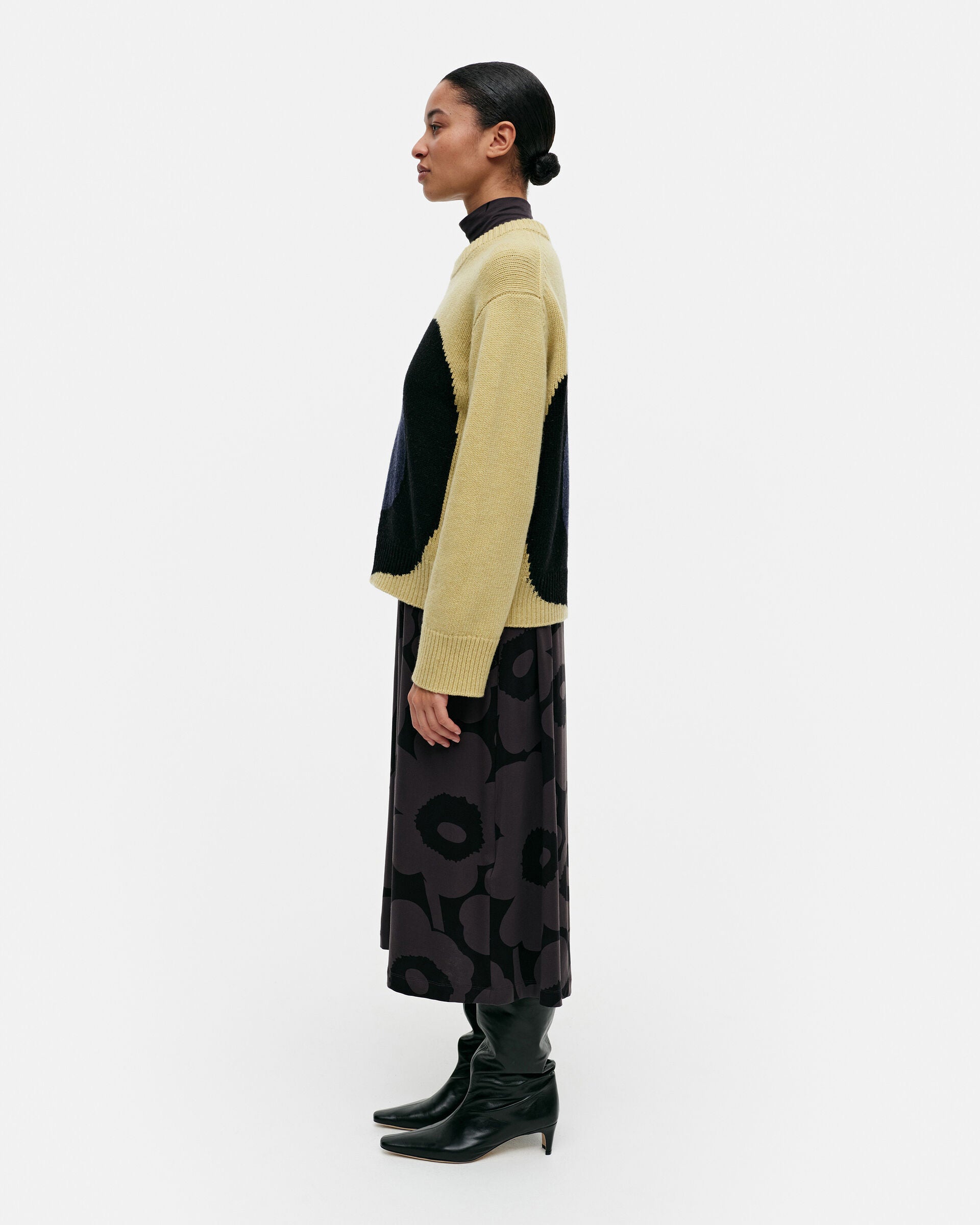 Marimekko Kolonni Seireeni knitted wool pullover | Marimekko Outlet