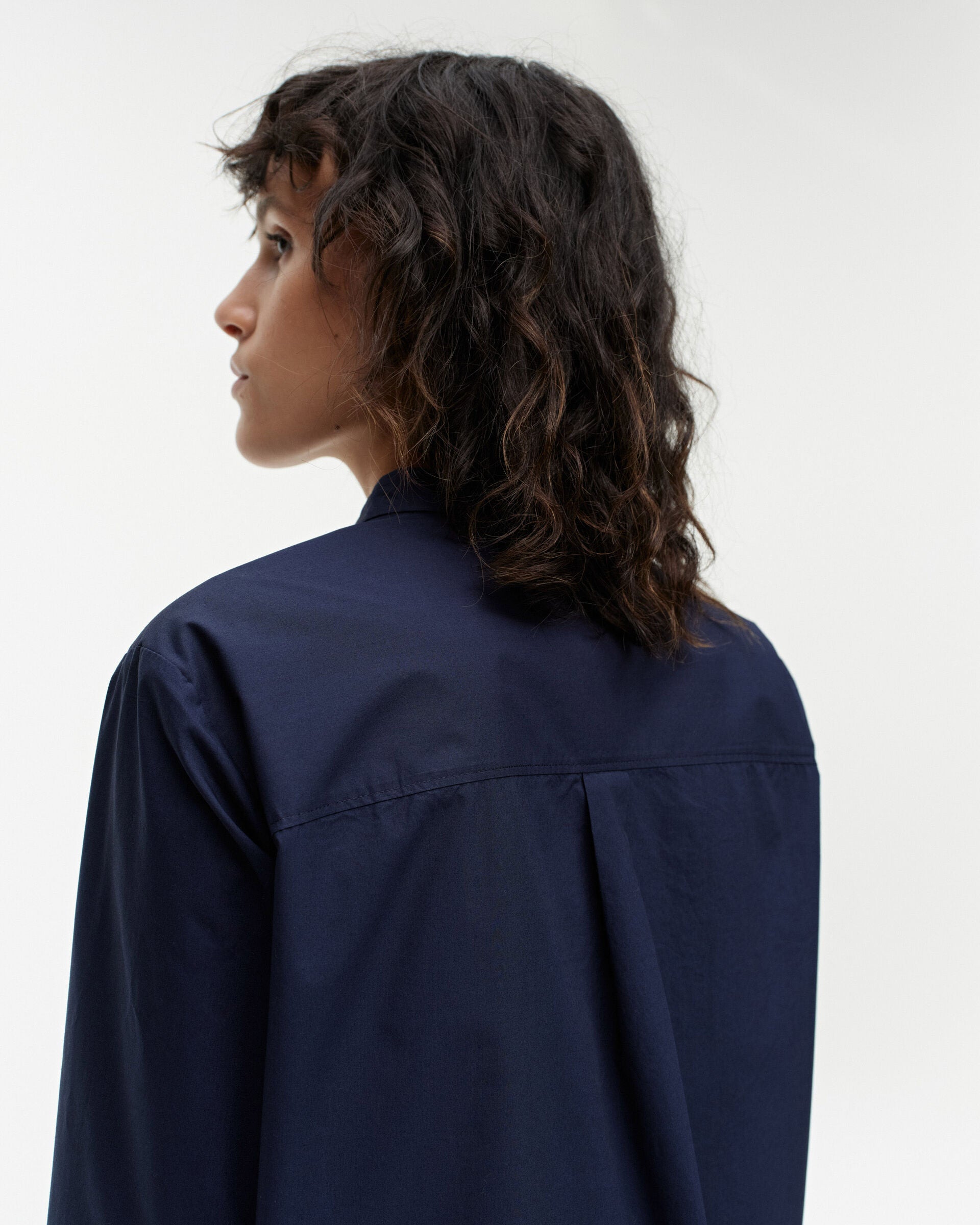 Marimekko Galsa Solid cotton poplin shirt | Marimekko Outlet