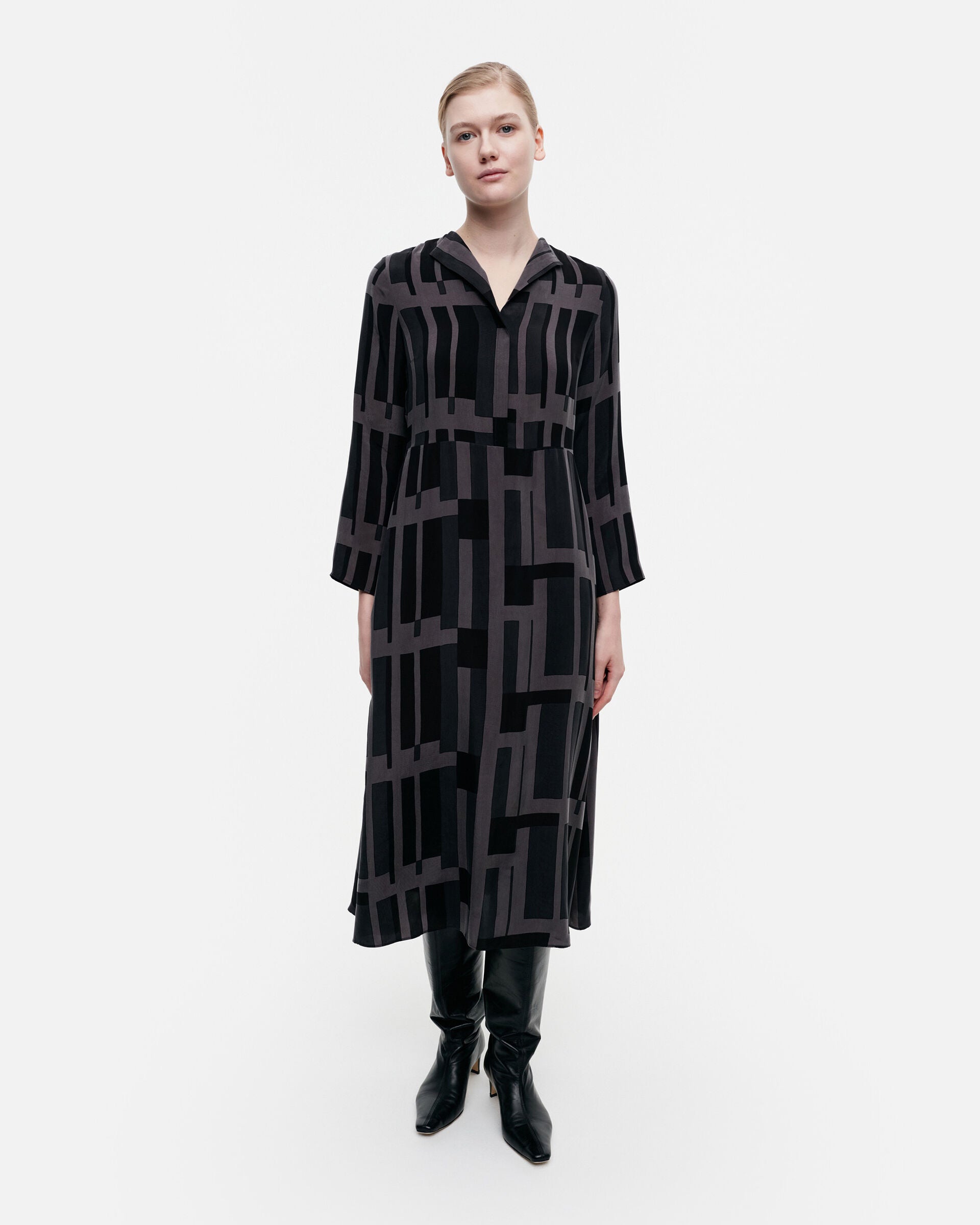 Marimekko Salonki Attika cupro dress | Marimekko Outlet