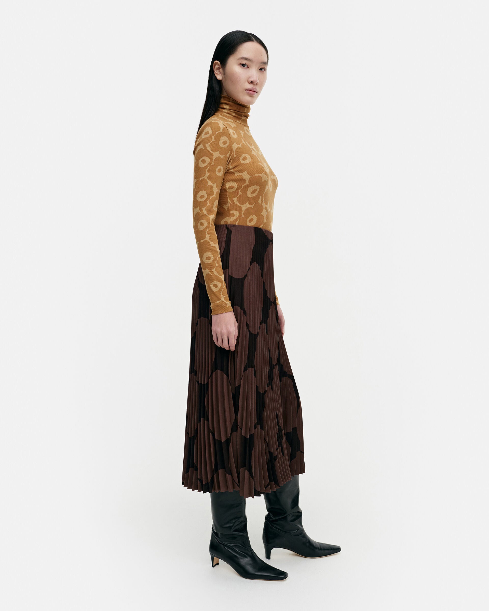 Marimekko Kyllikki Kivet plissee skirt | Marimekko Outlet