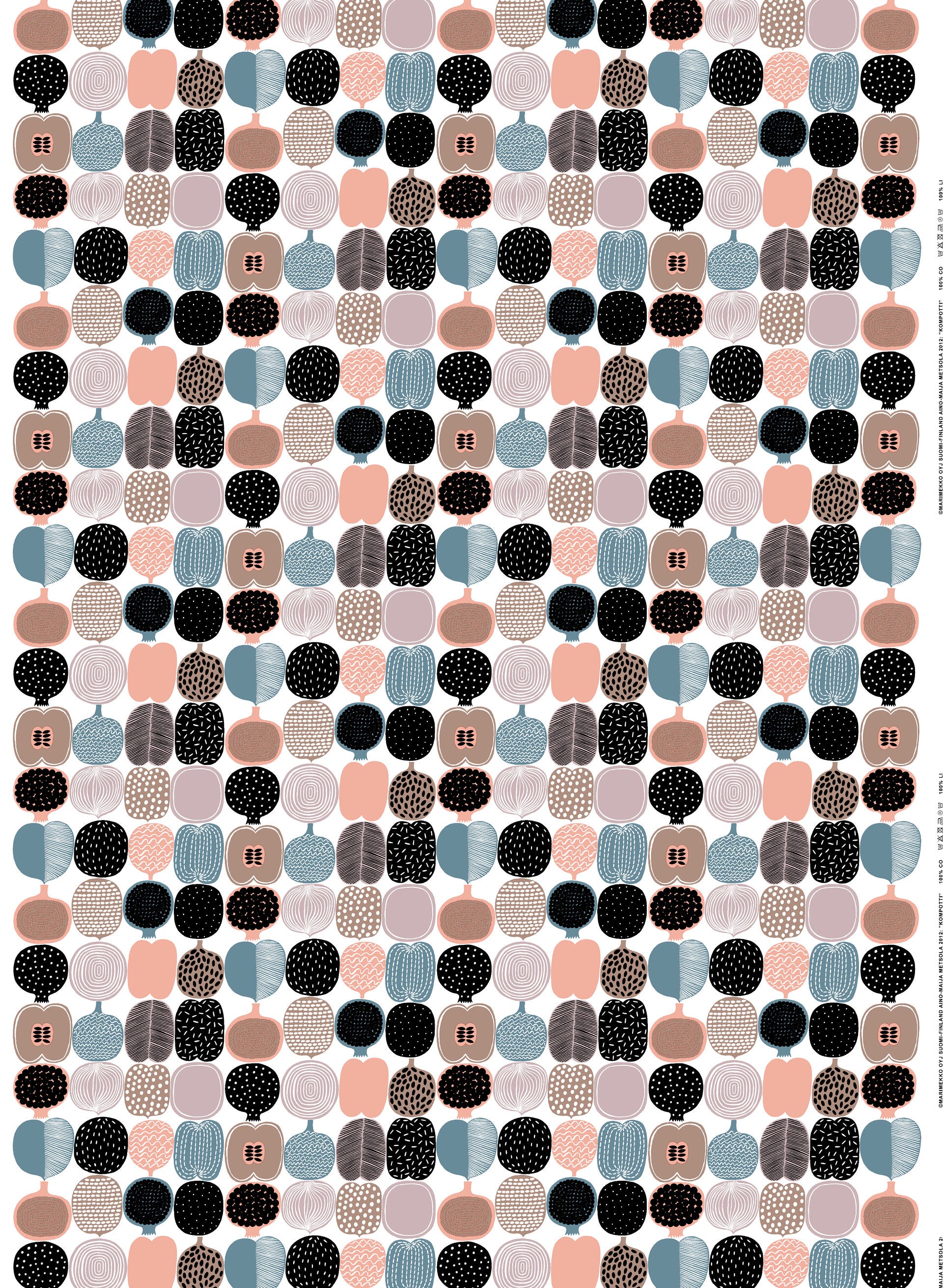 Marimekko Kompotti cotton fabric | Marimekko Outlet