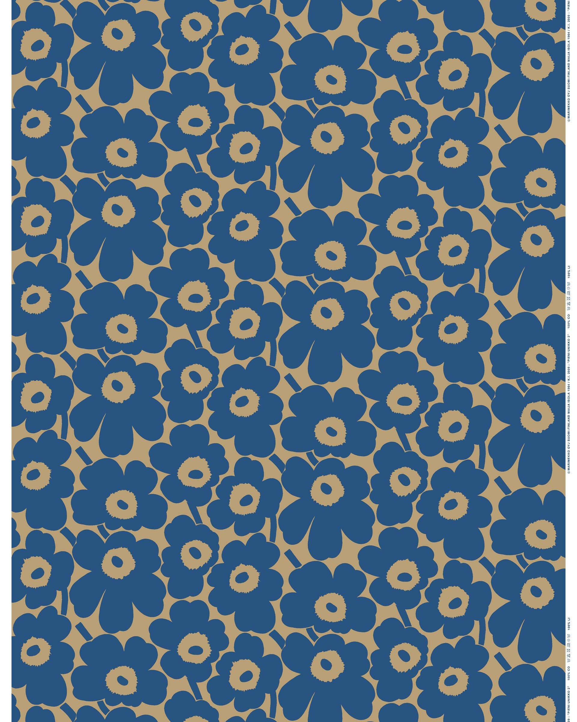 Marimekko Pieni Unikko cotton fabric | Marimekko Outlet