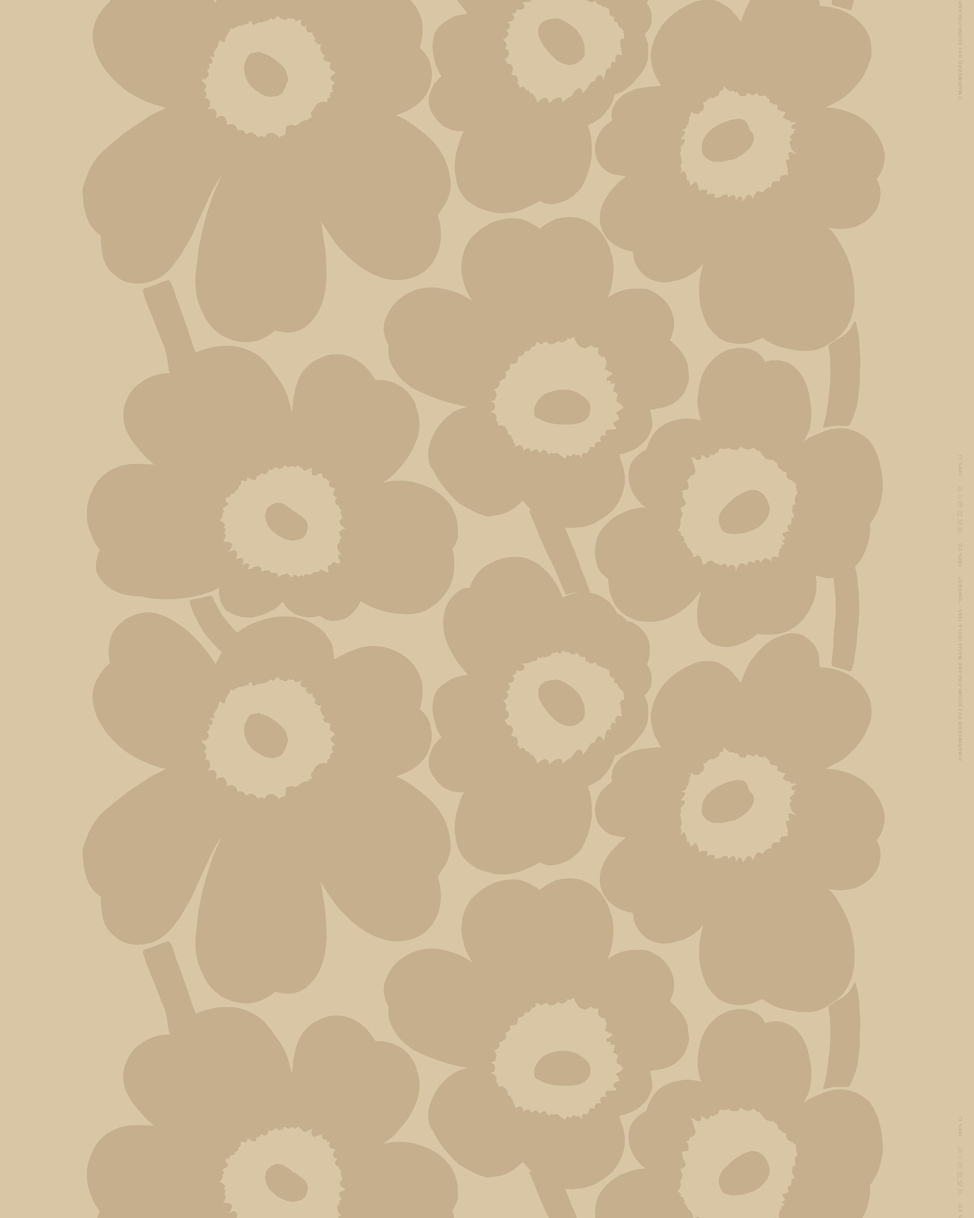 Marimekko Unikko linen fabric | Marimekko Outlet
