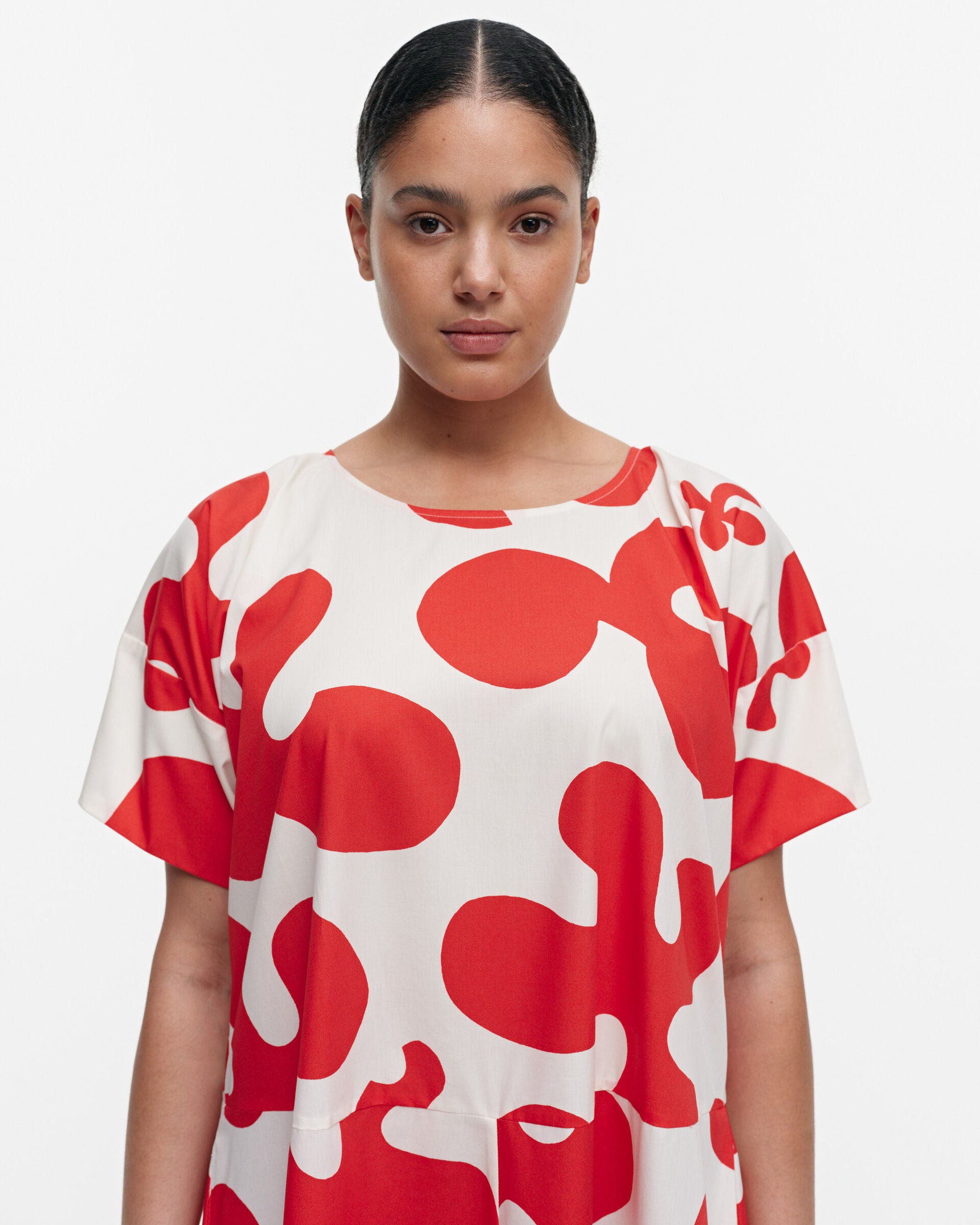 Marimekko Fenja Pulloposti cotton poplin dress | Marimekko Outlet