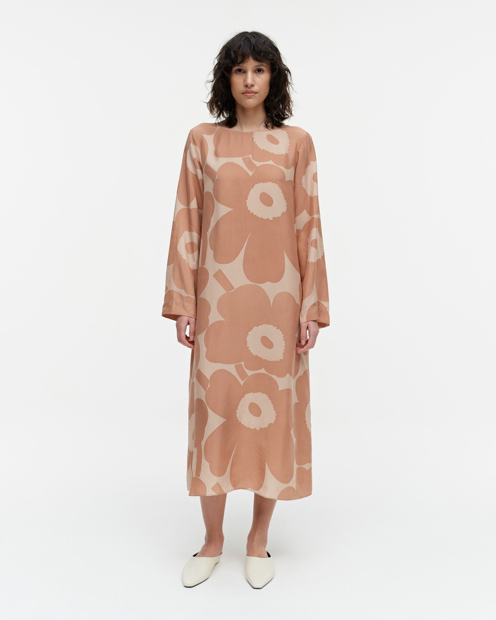 Marimekko Tyv?ri Unikko cupro-viscose dress | Marimekko Outlet