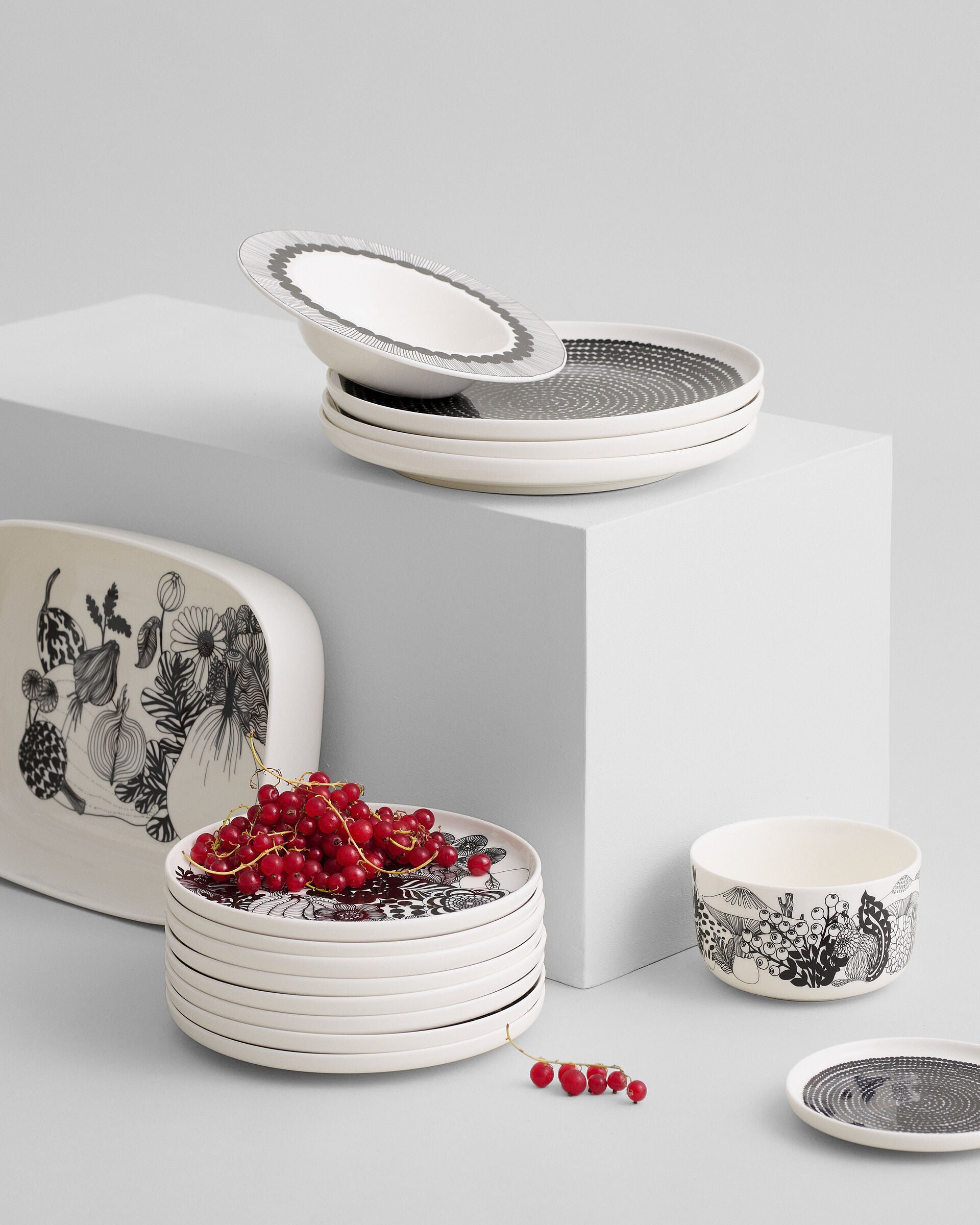 Marimekko Siirtolapuutarha deep plate | Marimekko Outlet