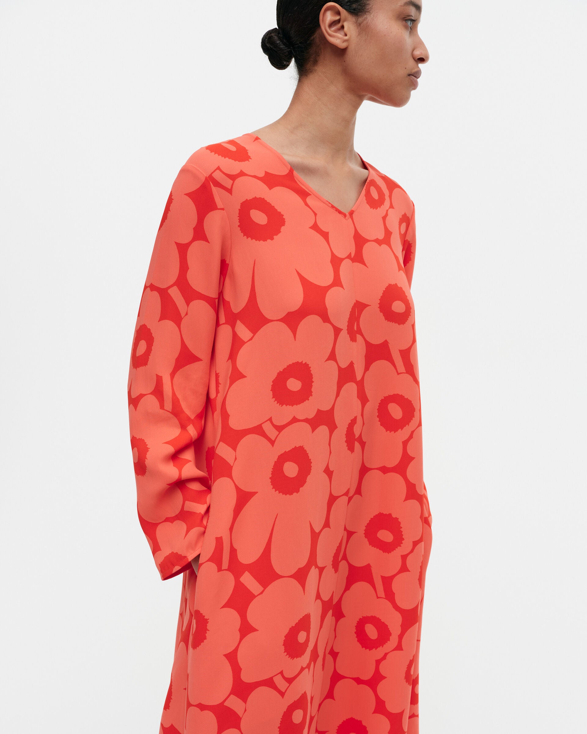 Marimekko Emmakaisa Unikko viscose dress | Marimekko Outlet