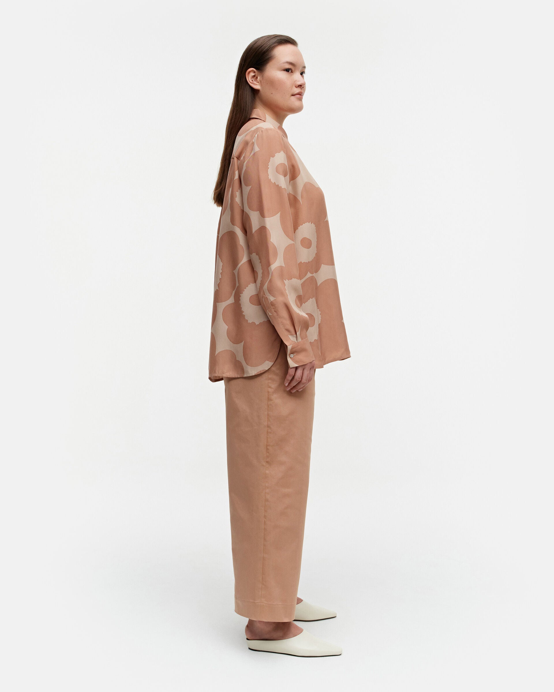 Marimekko V?rssy Unikko cupro-viscose shirt | Marimekko Outlet