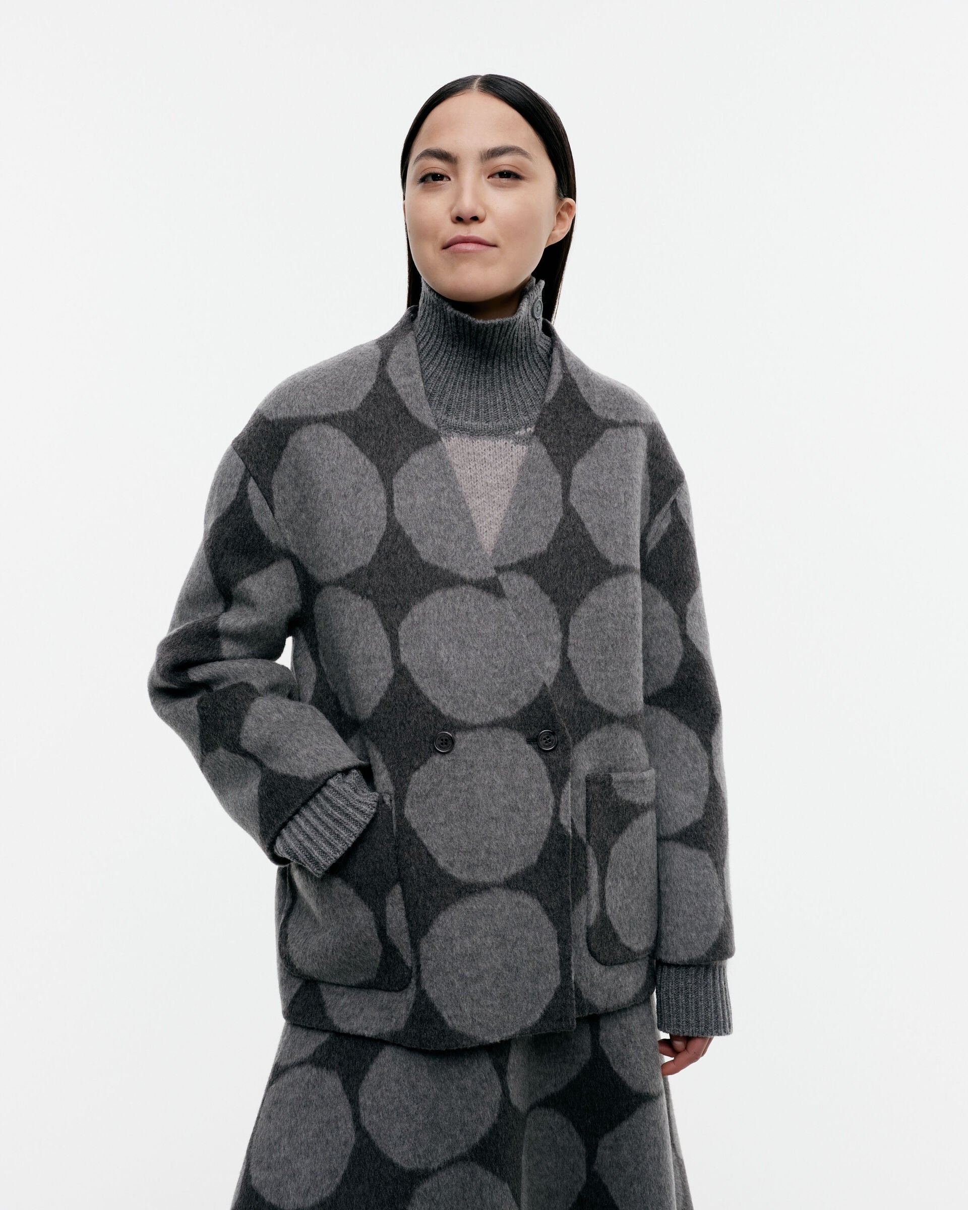 Marimekko Entasis Kivet wool coat | Marimekko Outlet
