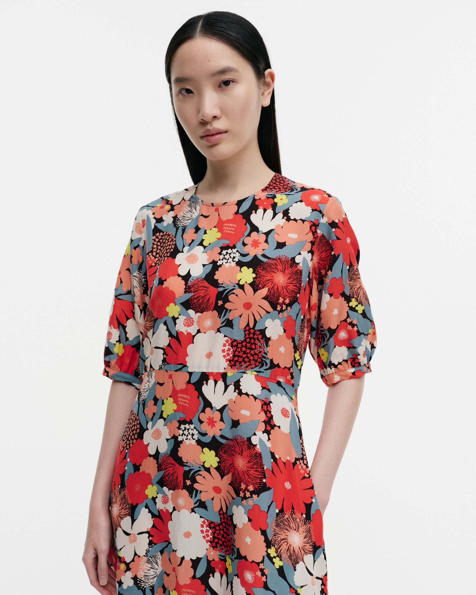 Marimekko Absidi Suvikimppu cupro dress | Marimekko Outlet