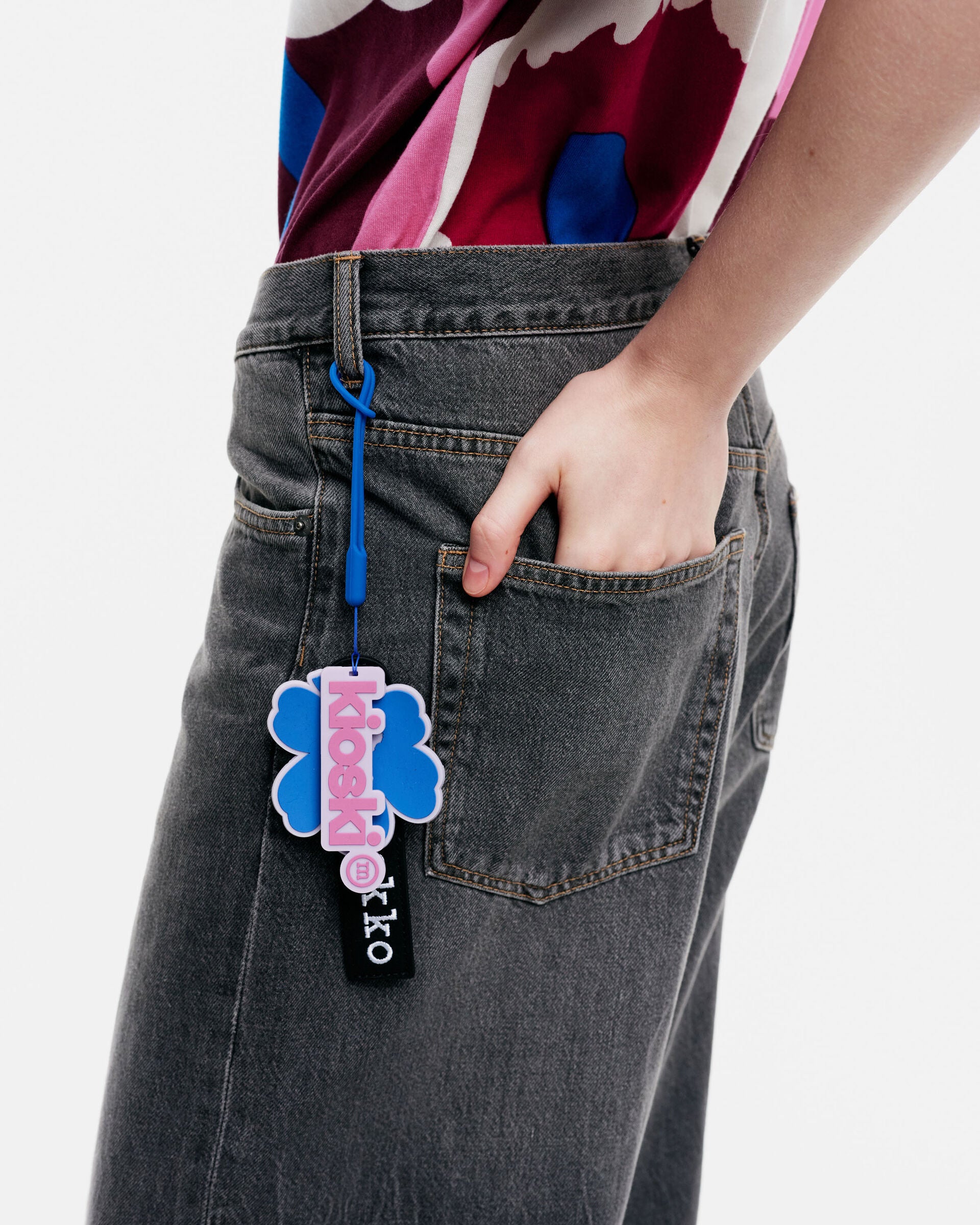 Marimekko Viisaus Unikko key chain | Marimekko Outlet