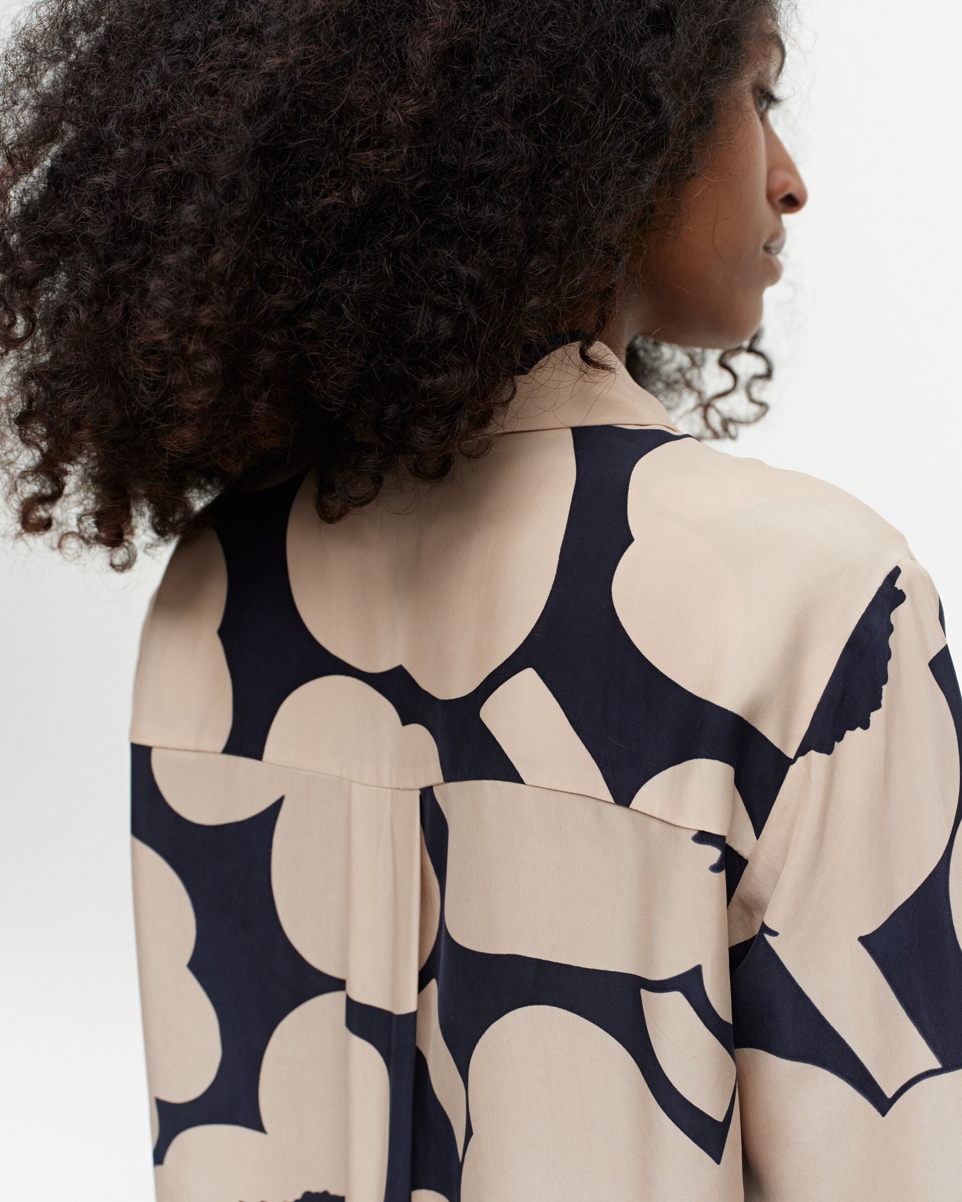 Marimekko V?rssy Unikko cupro-viscose shirt | Marimekko Outlet