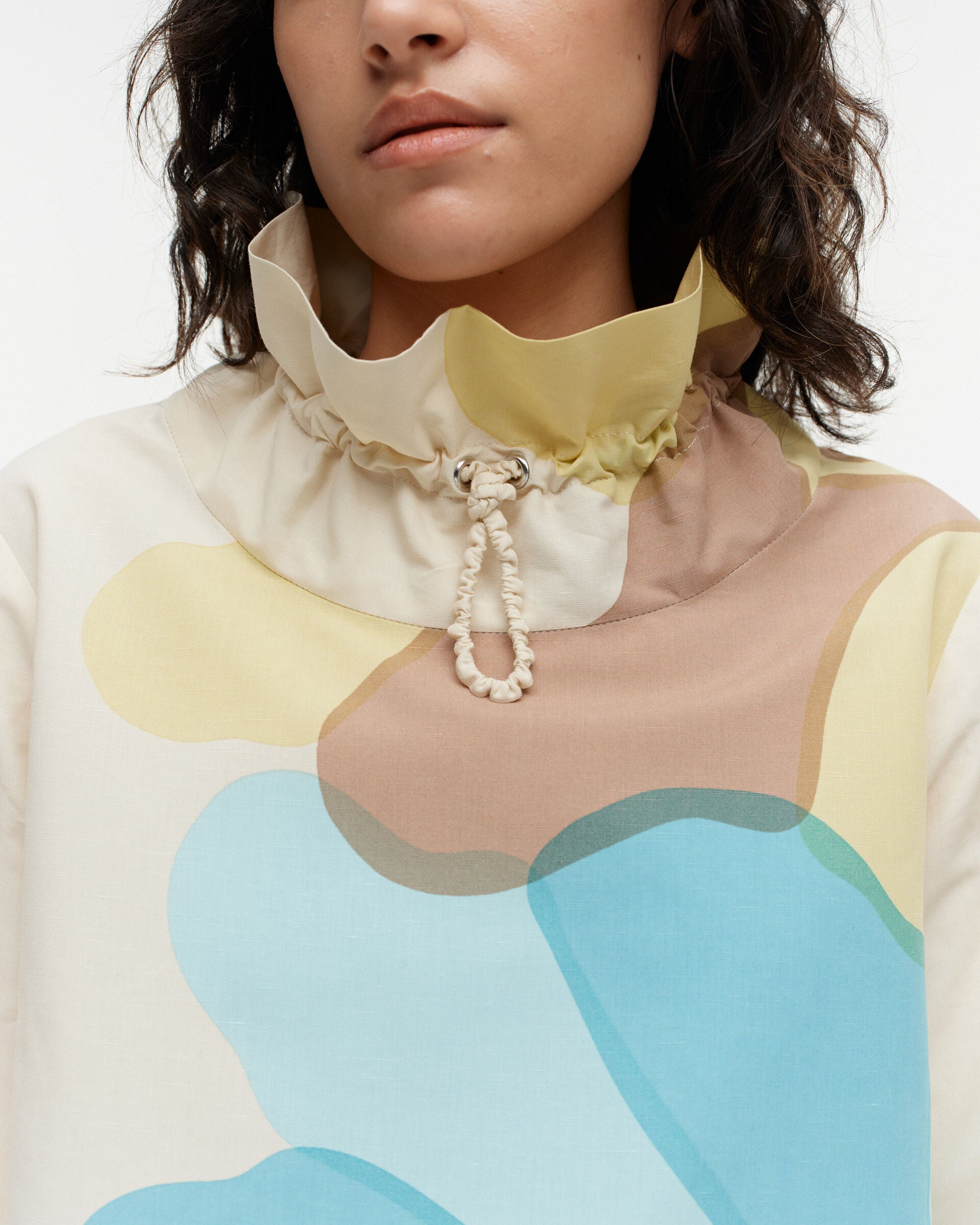 Marimekko Futuuri Meduusa cotton-linen blouse | Marimekko Outlet
