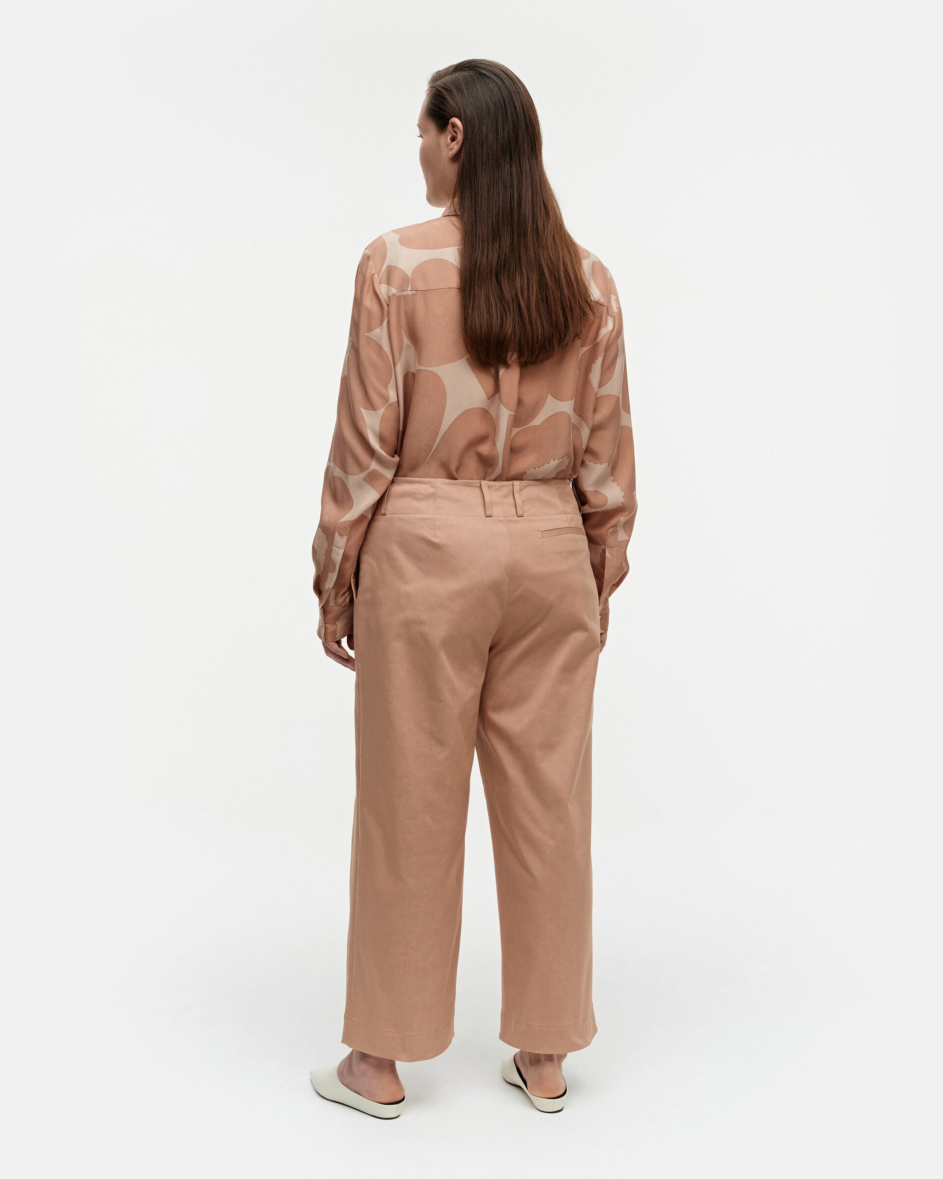 Marimekko Tulema Solid cotton trousers | Marimekko Outlet