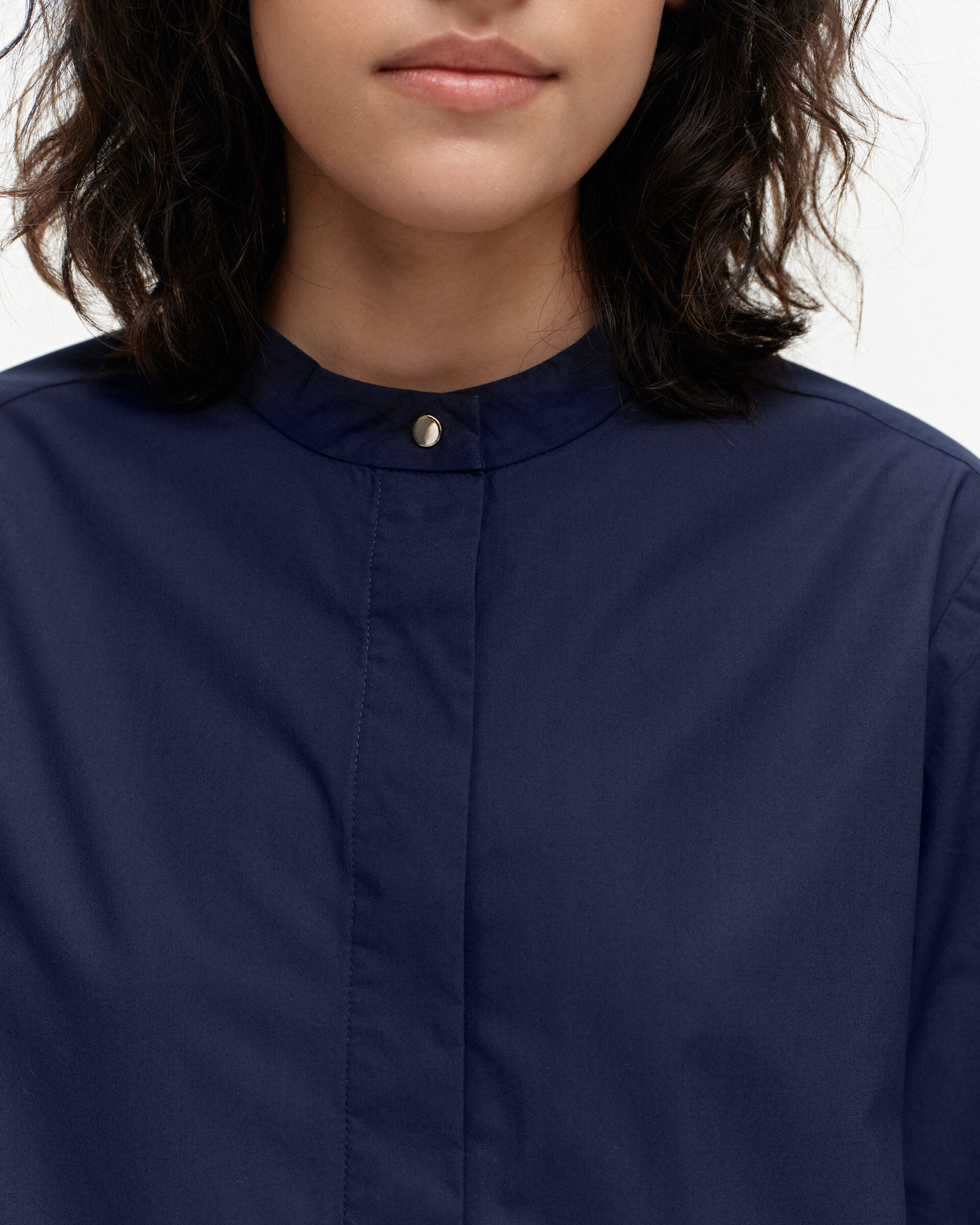 Marimekko Galsa Solid cotton poplin shirt | Marimekko Outlet