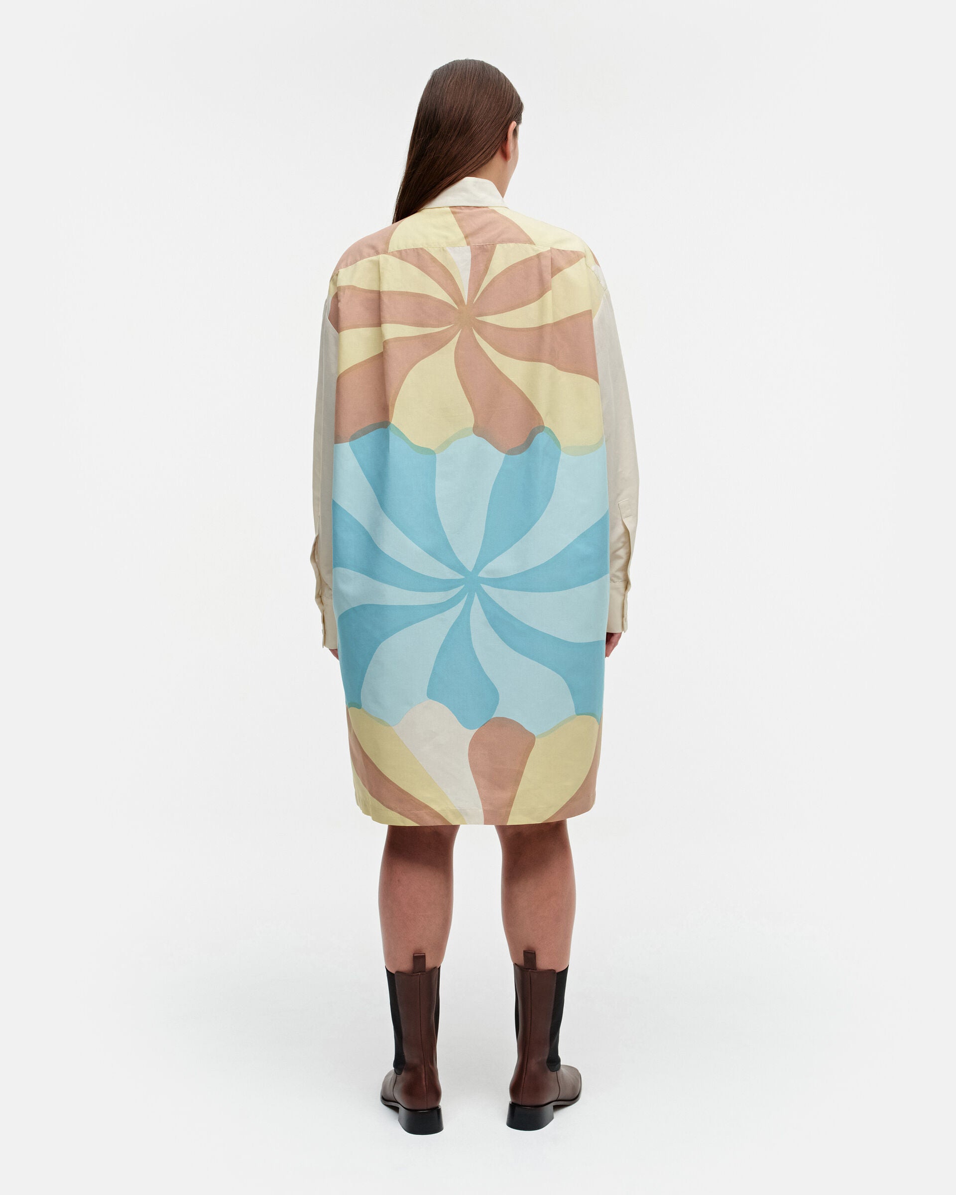 Marimekko Futuristi Meduusa cotton-linen dress | Marimekko Outlet