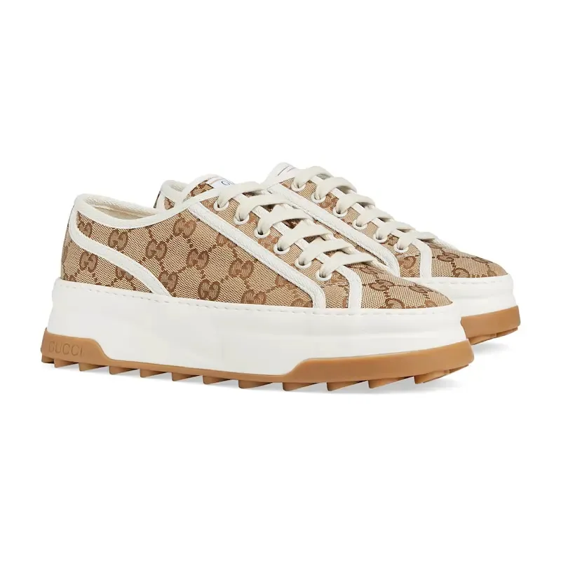 Gucci GG printed embossed sports shoes  Sneakers