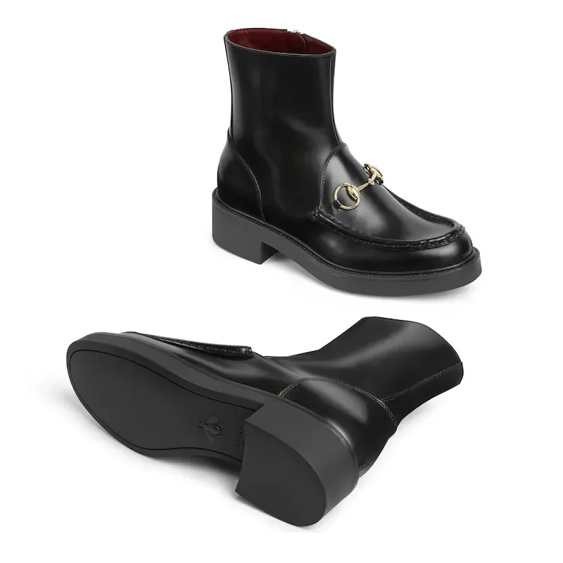 Gucci black ankle boots