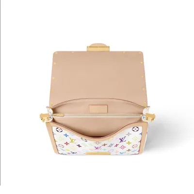 Louis Vuitton x Murakami Takashi Dauphine Soft GM Multicolor White Gold Hardware
