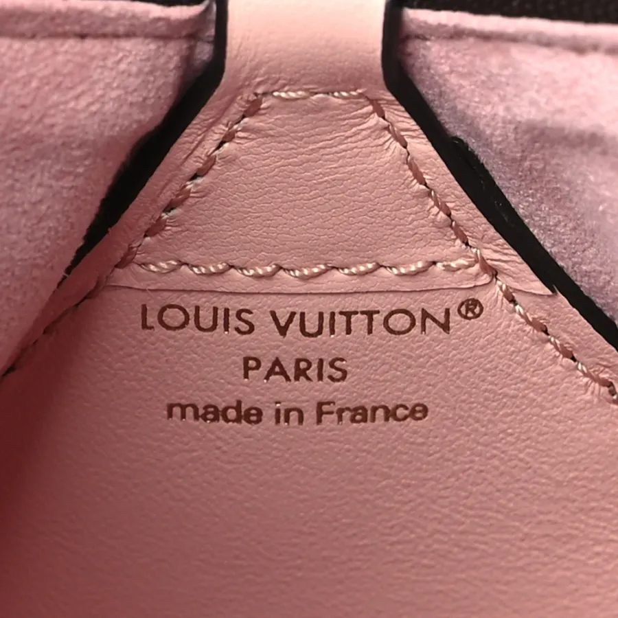 Louis Vuitton Bloom Pouch PM Rose Jasmine Monogram Canvas Silver Hardware