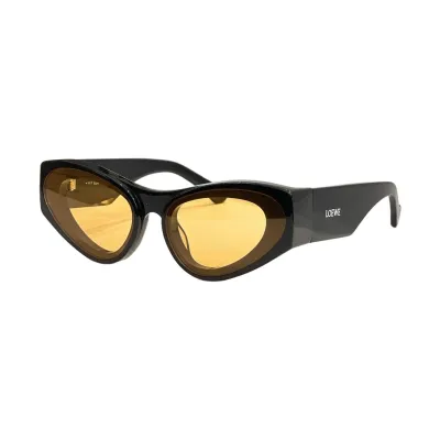 Loewe glasses black red/black/black brown/black yellow/ivory/leopard color Size 62口16-130