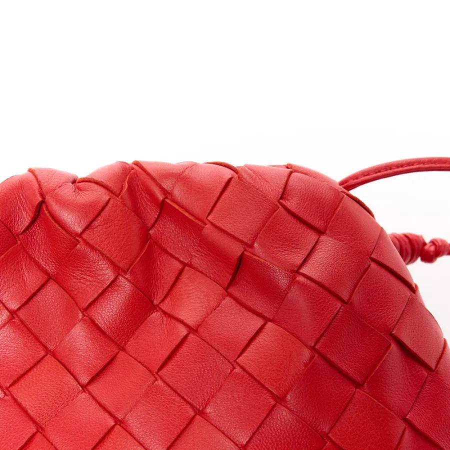 Bottega Veneta Mini Intrecciato The Pouch Lollipop Nappa Leather