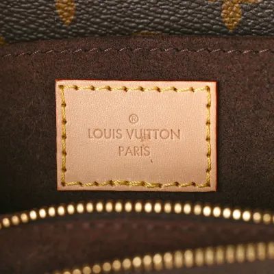 Louis Vuitton Pochette Metis East West PM Monogram Canvas Gold Hardware