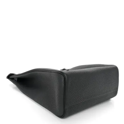 Hermès HAC à Dos GM Backpack Black Togo Leather Palladium Hardware