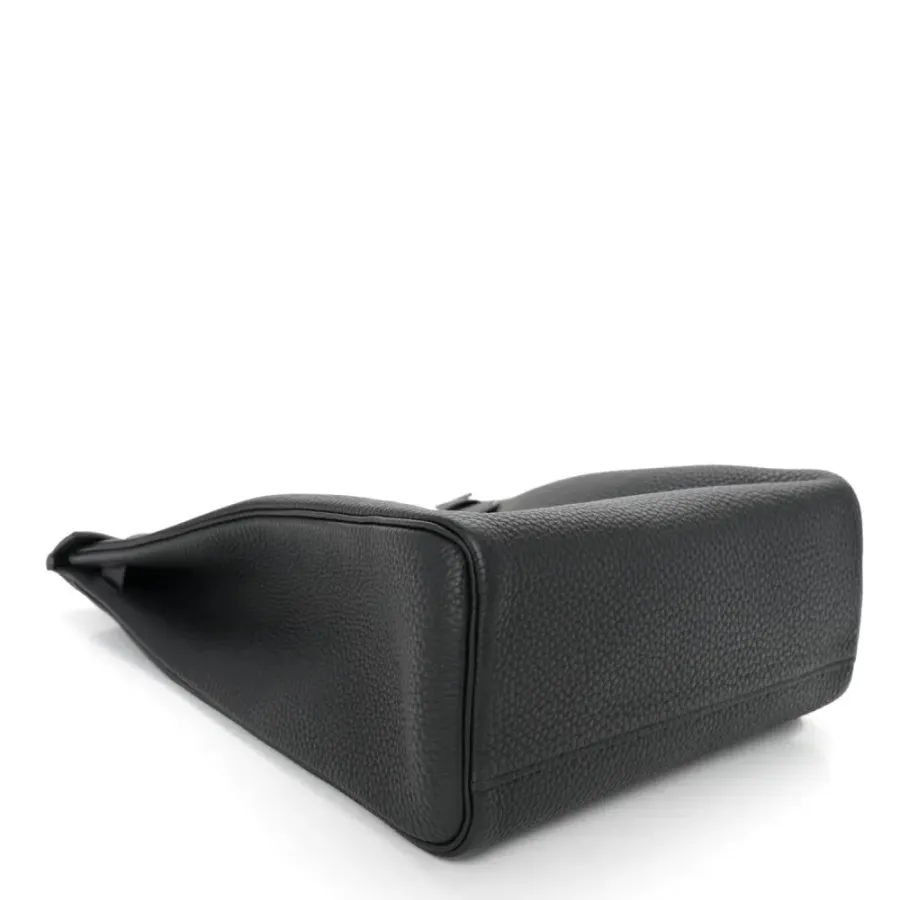 Hermès HAC à Dos GM Backpack Black Togo Leather Palladium Hardware