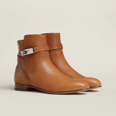 HERMES Neo Brown ankle boots