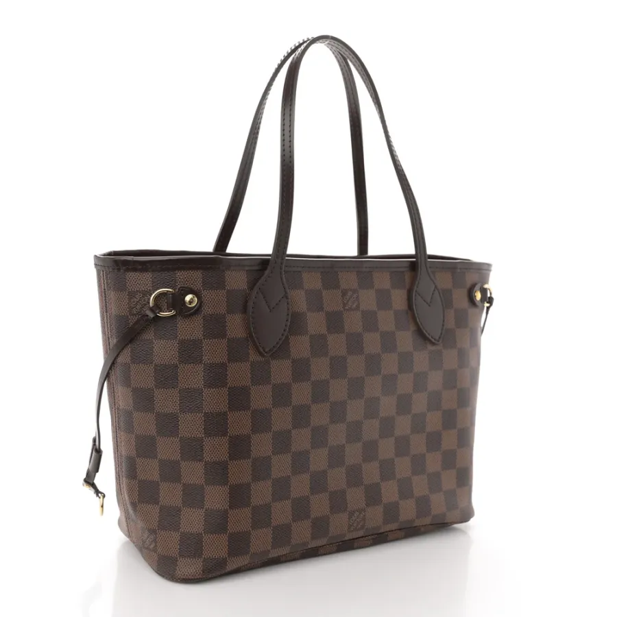 Louis Vuitton Neverfull PM Damier Ebene Canvas Cherry Interior
