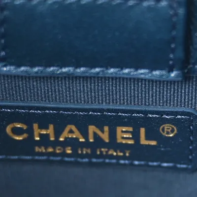 Chanel Hobo Medium Blue Quilted Washed Denim Aged Gold Hardware