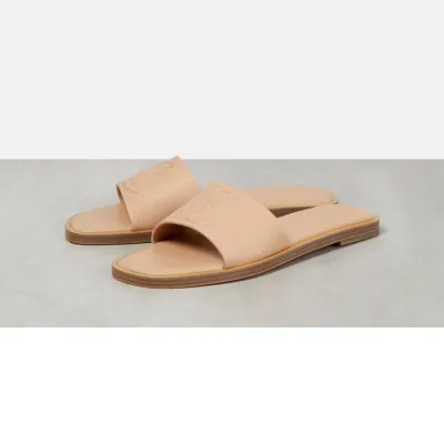 Christian Louboutin Nude flat slipper sandals