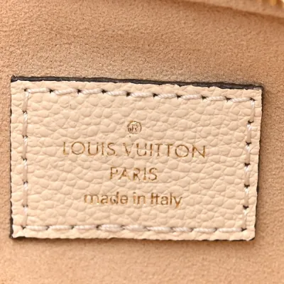 Louis Vuitton Mini Bumbag Cream Empreinte Leather Gold Hardware