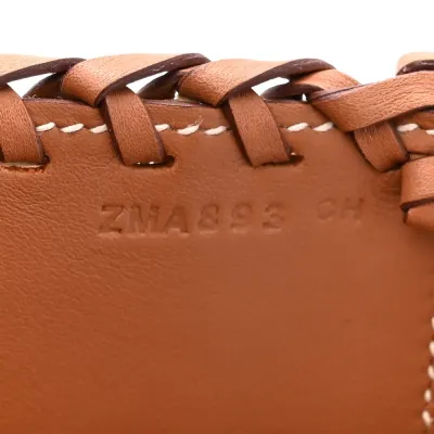 Hermès Picnic Mini Kelly 20 Naturel/Brown Wicker & Swift Leather Palladium Silver Hardware