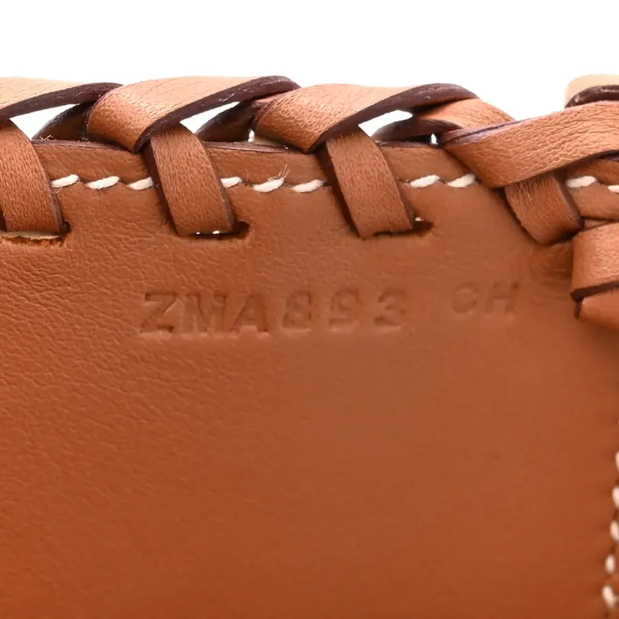 Hermès Picnic Mini Kelly 20 Naturel/Brown Wicker & Swift Leather Palladium Silver Hardware