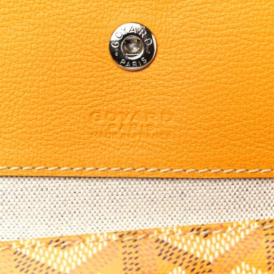 Goyard Saint Louis Tote PM Yellow Goyardine Canvas