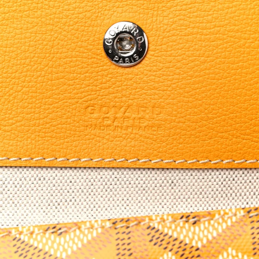 Goyard Saint Louis Tote PM Yellow Goyardine Canvas