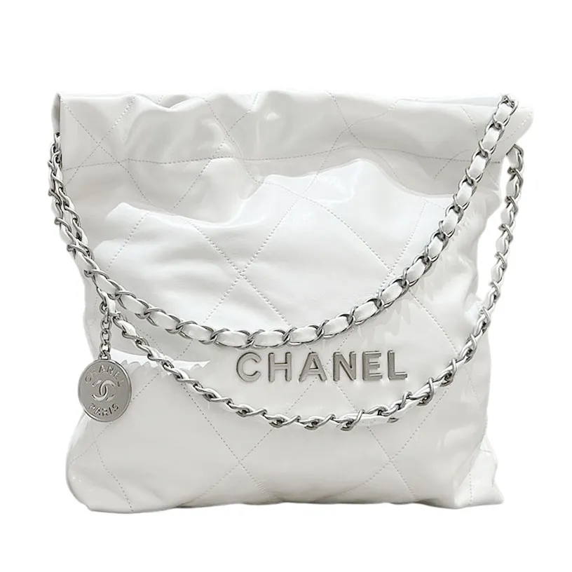 Chanel 22 Bag Calfskin Gold Shoulder Bags