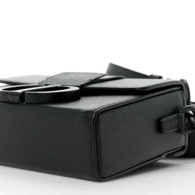 Dior Montaigne 30 Box Bag Black Ultra Matte Grained Calfskin Leather Matte Black Hardware