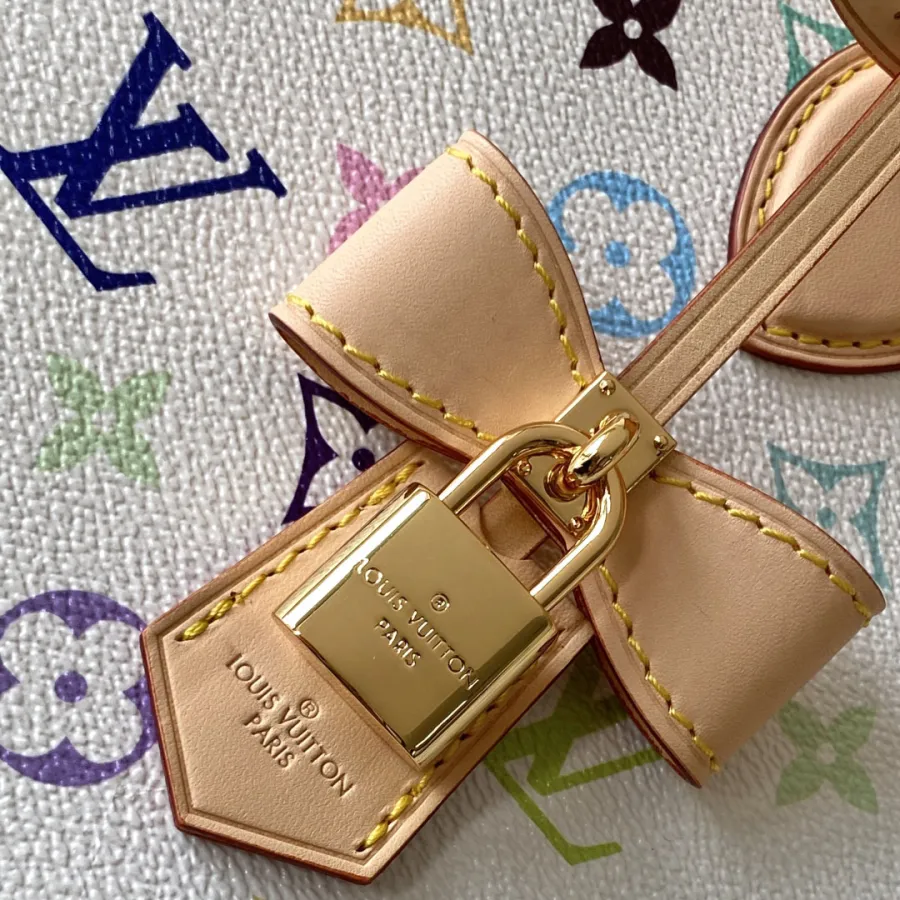 Louis Vuitton x Murakami Takashi Onthego MM Multicolor White Gold Hardware